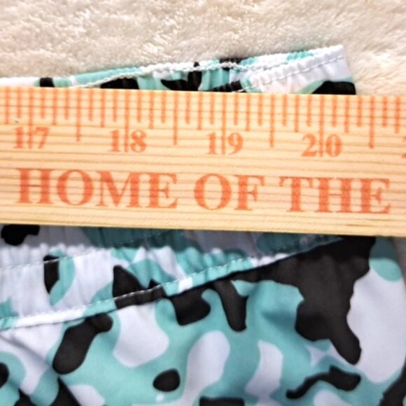 Wrangler ATG Angler Green Camo Men's Sz 2XL Swimming trunk Stretch Elastic Waist - Picture 10 of 13